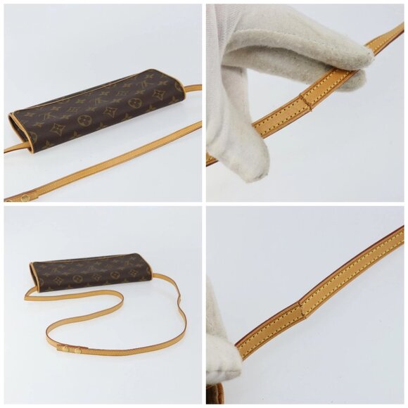 LOUIS VUITTON Monogram Pochette Twin GM Shoulder Bag M51852 LV Auth gh1026 - Picture 15 of 16